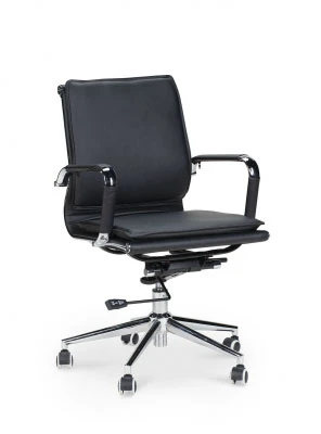 Кресло для персонала Norden Харман LB HA-101-35 черная экокожа