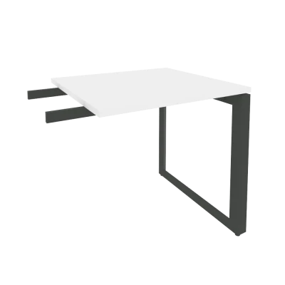 Брифинг-приставка на О-образном м/к Onix Direct Белый бриллиант/Антрацит металл O.MO-BR-7 780*720*750