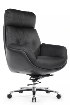 Кресло для руководителя Riva Design Marco LS-262A черная кожа