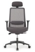Кресло для персонала Riva Design Chair WORK W-218C темно-серая сетка - 1