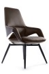Конференц-кресло Riva Design Chair Aura-ST FK005-С темно-коричневая кожа