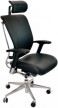 Кресло для руководителя Expert SPRING натуральная кожа, пластик черный SPL-01-BK-L