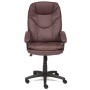 Кресло для руководителя TetChair COMFORT LT экокожа коричневая - 1