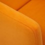 Кресло для персонала TetChair Milan оранжевый флок - 5