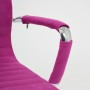 Кресло для персонала TetChair URBAN-LOW фиолетовый флок - 5