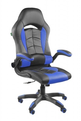 Геймерское кресло Riva Chair RCH 9505H+Чёрный/Синий